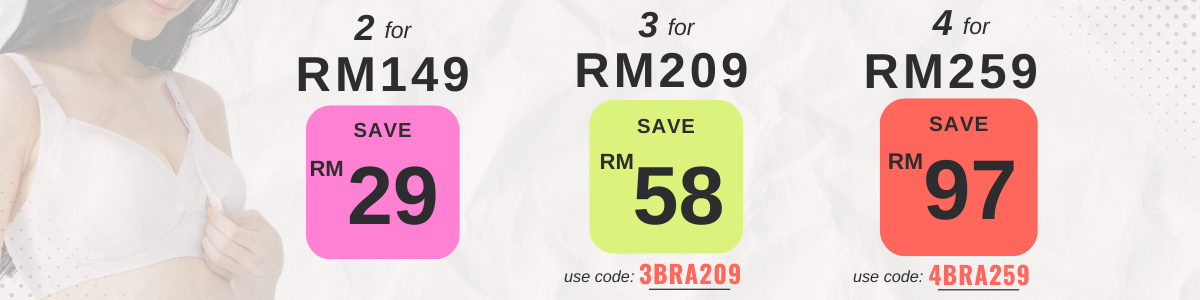 3 Bras for RM209