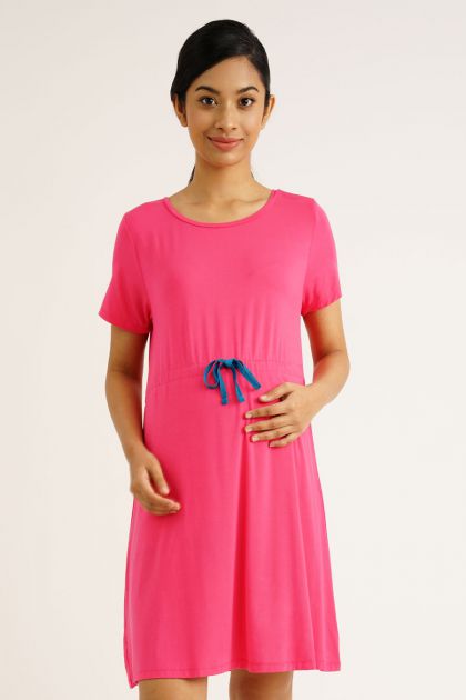 Maternity Drawstring Dress
