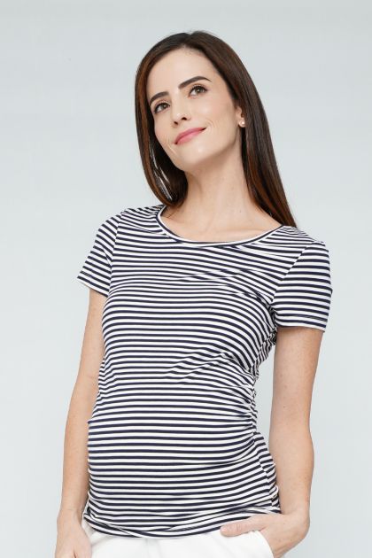 Perfect Fit S/S R-Neck Maternity Top