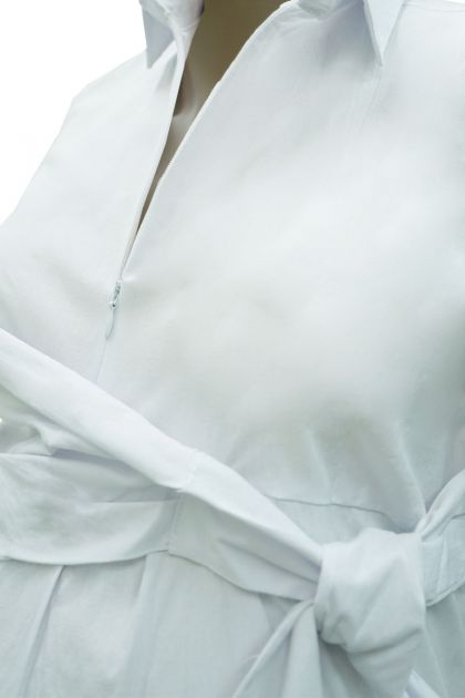 Maternity Wrap Tie Nursing Shirt Dress