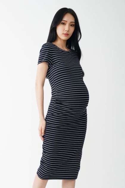 Perfect Fit Midi Maternity Dress
