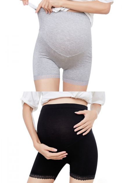 2 pieces Maternity Belly Support Shorts