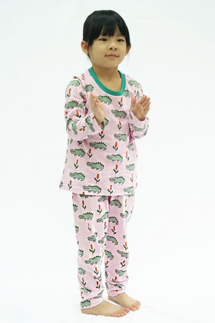 Crocodile Print Girl Pyjamas