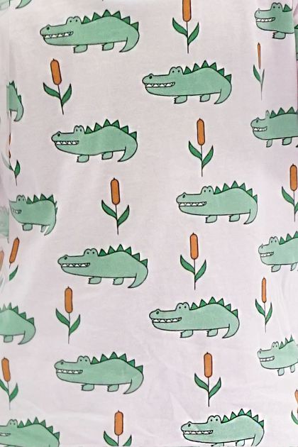 Crocodile Print Girl Pyjamas
