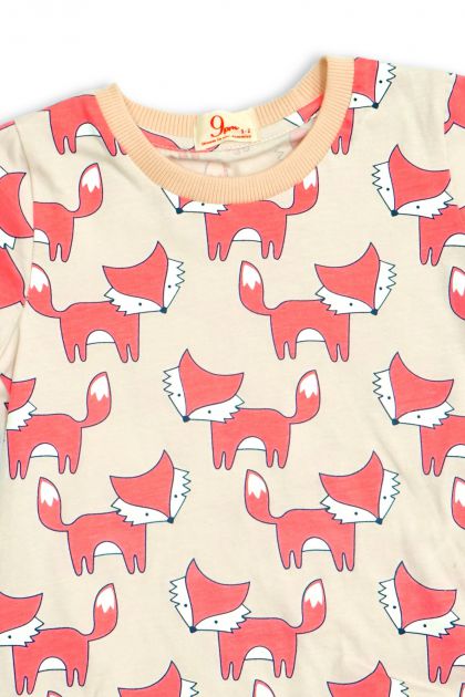Fox Print Girl Pyjamas